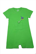 Load image into Gallery viewer, DERIN Bodysuit/Onesie with Hidden Abdominal Access for G-Tube Use (8-15 Years) - Christmas Green
