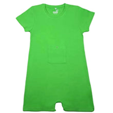 Load image into Gallery viewer, DERIN Bodysuit/Onesie with Hidden Abdominal Access for G-Tube Use (8-15 Years) - Christmas Green