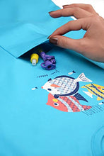 Load image into Gallery viewer, DERIN Bodysuit/Onesie with Hidden Abdominal Access for G-Tube Use (1-9 Years) Fish